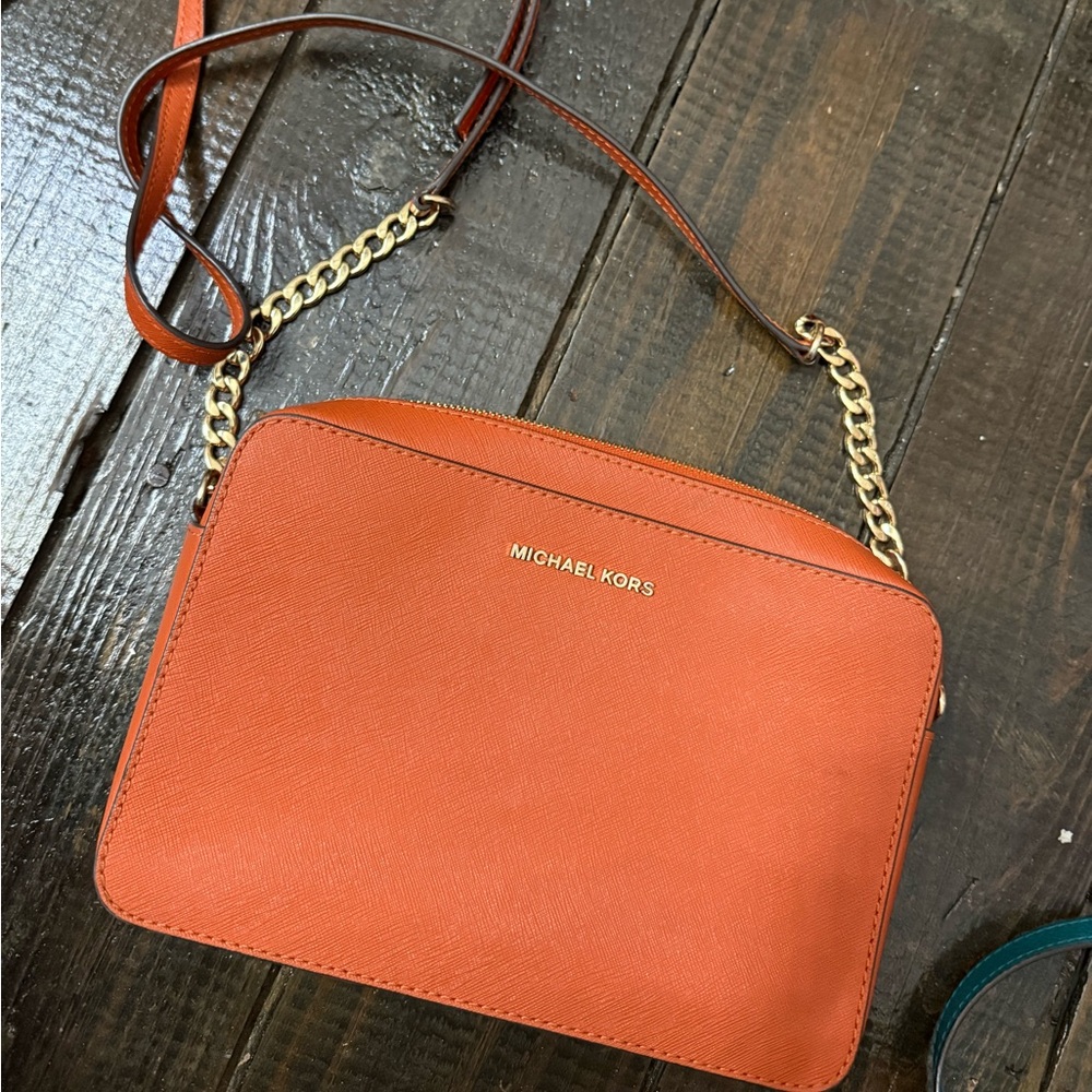 Michael Kors Orange Crossbody Bag